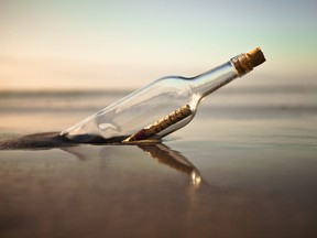 A 50-year-old message in a bottle is discovered along an Australian coast.