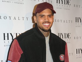 Chris Brown attends a listening party for his latest album, 'Royalty' at HYDE Sunset: Kitchen + Cocktails on Dec. 15, 2015 in West Hollywood, Calif.