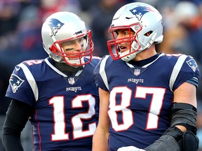 Rob Gronkowski announced his retirement from football March 24, 2019 in an Instagram post. (Maddie Meyer/Getty Images)