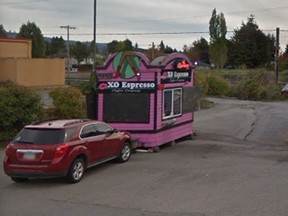 A Hillbilly Hotties coffee stand in Monroe, Washington in this image from Google Street View. (Google)