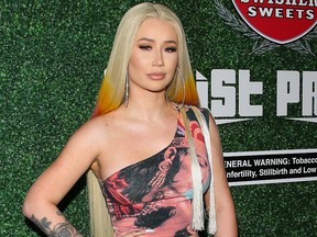 Iggy Azalea attends the Swisher Sweets Awards honoring Cardi B with the 2019 'Spark Award' at The London West Hollywood on April 12, 2019 in West Hollywood, Calif.