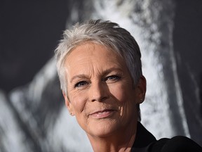 In this file photo taken on October 17, 2018, Jamie Lee Curtis attends the "Halloween" premiere at the TCL Chinese Theatre in Los Angeles. (VALERIE MACON/AFP/Getty Images)