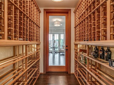 Walk-in wine closet. (REALTOR.COM)