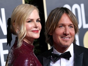 Nicole Kidman and Keith Urban attend the 76th Annual Golden Globe Awards at The Beverly Hilton Hotel on January 6, 2019 in Beverly Hills. (Frazer Harrison/Getty Images)