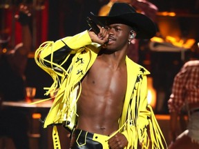 Lil Nas X performs onstage during the 2019 BET Awards at Microsoft Theater in Los Angeles on June 23, 2019.