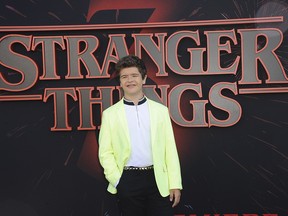 Gaten Matarazzo attends the "Stranger Things" season 3 premiere in Los Angeles on June 29, 2019.