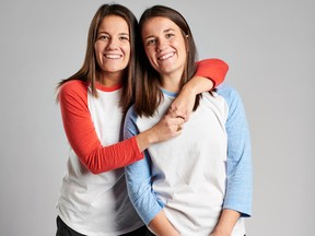 Halifax twins Meaghan and Marie Wright from The Amazing Race Canada. (CTV)