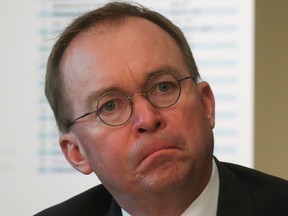 Acting White House Chief of Staff Mick Mulvaney attends a cabinet meeting at the White House in Washington, D.C., July 16, 2019.