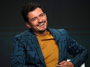 Orlando Bloom of 'Carnival Row' speaks onstage during the Amazon Prime Video segment of the Summer 2019 Television Critics Association Press Tour at The Beverly Hilton Hotel in Beverly Hills, Calif., on Saturday, July 27, 2019.
