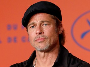 Brad Pitt attends the "Once Upon A Time In Hollywood" Press Conference during the 72nd annual Cannes Film Festival on May 22, 2019, in Cannes, France.