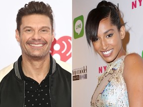 Ryan Seacrest and Kiara Belen. (Getty Images file photos)