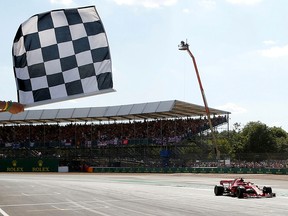 Ferrari's Sebastian Vettel wins the 2018 British Grand Prix at Silverstone. (REUTERS/Andrew Yates/File Photo)