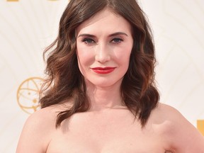 Carice van Houten attends the 67th Emmy Awards at Microsoft Theater on Sept. 20, 2015, in Los Angeles.