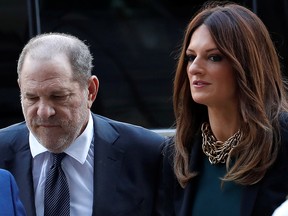 Film producer Harvey Weinstein and his attorney, Donna Rotunno, arrive at New York State Supreme Court for a hearing in New York, U.S., July 11, 2019. (REUTERS/Mike Segar)