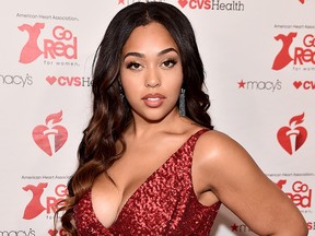 Jordyn Woods attends The American Heart Association's Go Red For Women Red Dress Collection 2019 Presented By Macy's at Hammerstein Ballroom on Feb. 7, 2019 in New York City.