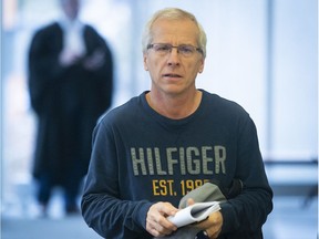 A judge has ruled against the Crown's attempt to have Normand Dubé (pictured in October 2018) declared a long-term offender.