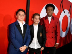 Brady Noon, Jacob Tremblay and Keith L. Williams arrive at the premiere of Universal Pictures' "Good Boys" at the Regency Village Theatre on August 14, 2019 in Westwood, California. (Kevin Winter/Getty Images)