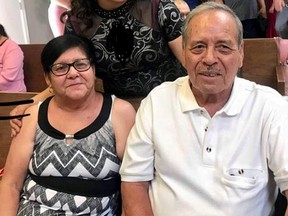Juan de Dios Velazquez and his wife Estela Nicolosa, both caught in Saturday's shooting at a Walmart store in El Paso, Texas, are seen in this undated photo provided by their family, in Ciudad Juarez, Mexico August 5, 2019. (Photo courtesy of Velazquez Family/via REUTERS)