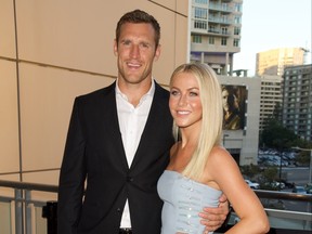 Professional hockey player Brooks Laich and professional dancer Julianne Hough attend the 6th Annual Celebration of Dance Gala Presented by The Dizzy Feet Foundation at The Novo by Microsoft on September 10, 2016 in Los Angeles, California.