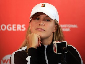 Eugenie Bouchard will face fellow Canadian Bianca Andreescu in the first-round of the Rogers Cup next week. (Photo by Vaughn Ridley/Getty Images)