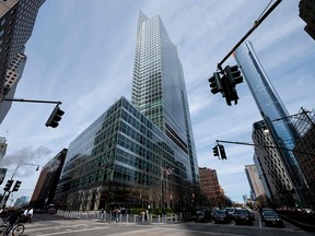The headquarters of Goldman Sachs is pictured in New York City. (JOHANNES EISELE/AFP/Getty Images)
