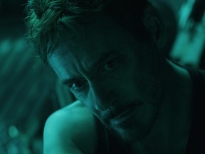 Robert Downey Jr. as Tony Stark/Iron Man in a scene from Avengers: Endgame. (Marvel Studios)