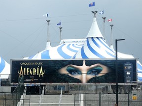 Cirque du Soleil tents in Gatineau.