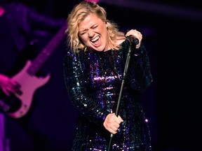 Kelly Clarkson performs at the Sands Cares INSPIRE 2019 charity concert benefiting local nonprofit organizations at The Venetian Las Vegas on May 24, 2019, in Las Vegas.