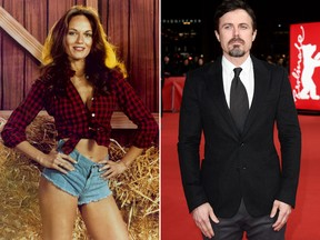 Catherine Bach who played Daisy Duke in the "Dukes of Hazzard" (L) has defended the show against criticism from Casey Affleck, who called the show "sexist."