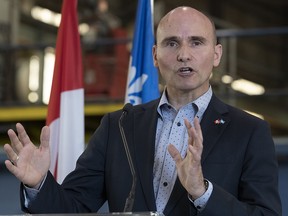 Jean-Yves Duclos, minister of families, children and social development.