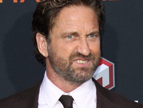 Gerard Butler attends the "Angel Has Fallen" premiere held at the Regency Village Theatre in Los Angeles, on Tuesday, Aug. 20 2019.