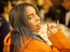 Billie Eilish attends the Yellow Ball, hosted by American Express and Pharrell Williams, at the Brooklyn Museum on Sept. 10, 2018 in New York.  (Bennett Raglin/Getty Images for American Express)