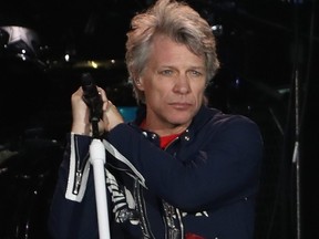 Jon Bon Jovi performs during the Bon Jovi This House Is Not For Sale Tour 2108, at Melbourne Cricket Ground on Dec. 1, 2018 in Melbourne, Australia.  (Robert Cianflone/Getty Images)