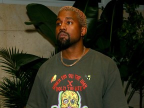 Kanye West attends Prada Mode Miami Night 3 at Freehand Miami on December 6, 2018 in Miami, Florida.