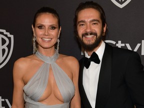 Heidi Klum and Tom Kaulitz attend the 2019 InStyle and Warner Bros. 76th Annual Golden Globe Awards post-party at The Beverly Hilton Hotel on Jan. 6, 2019 in Beverly Hills, Calif.  (Matt Winkelmeyer/Getty Images for InStyle)