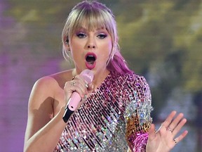 Taylor Swift performs during the 2019 Billboard Music Awards at MGM Grand Garden Arena on May 1, 2019 in Las Vegas.  (Ethan Miller/Getty Images)