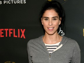Sarah Silverman arrives at the premiere party for the OBB Pictures and Netflix Original Series "Historical Roasts" featuring Jeff Ross at Landmark Theatre on May 20, 2019 in Los Angeles. (Kevin Winter/Getty Images)