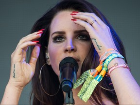 Lana Del Rey has finished  writing half of the songs that are going to be on her next album, White Hot Forever. (Photo by Ian Gavan/Getty Images)
