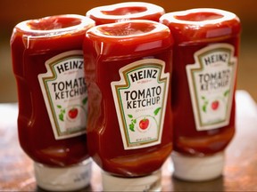 In this photo illustration, Heinz Tomato Ketchup is shown on March 25, 2015 in Chicago, Illinois.