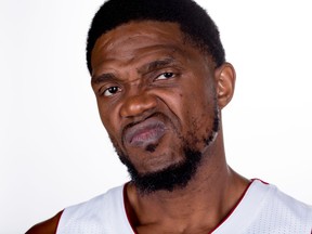 A portrait of Udonis Haslem of the Miami Heat on Sept. 26, 2016 in Miami, Fla. (Rob Foldy/Getty Images)