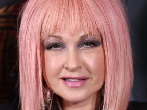 Cyndi Lauper arrives for the opening night of Cyndi Lauper's Kinky Boots at Capitol Theatre on April 19, 2017 in Sydney.  (Ryan Pierse/Getty Images)