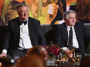 Alec Baldwin and Robert De Niro attend "Spike's One Night Only: Alec Baldwin" at The Apollo Theater on June 25, 2017 in New York City.  (Mike Coppola/Getty Images for Spike)