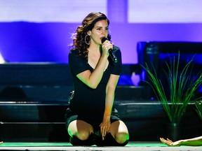 Lana del Rey performs during Lollapaloosa Sao Paulo 2018 at the Interlagos racetrack on March 25, 2018 in Sao Paulo, Brazil. Alexandre Schneider/Getty Images