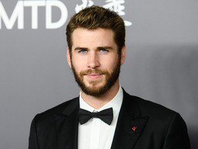 Liam Hemsworth attends the red carpet for the 2018 American Foundation for AIDS Research (amFAR) Hong Kong gala at Shaw Studios in Hong Kong on March 26, 2018.  ANTHONY WALLACE/AFP/Getty Images