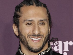 Colin Kaepernick attends VH1's 3rd annual 'Dear Mama: A Love Letter To Moms' screening at The Theatre at Ace Hotel on May 3, 2018 in Los Angeles.  (Tibrina Hobson/Getty Images)