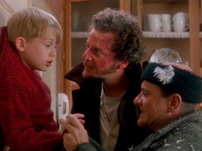 (From left) Macauley Culkin, Daniel Stern and Joe Pesci in "Home Alone."