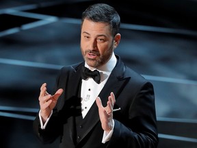 Host Jimmy Kimmel opens the Academy Awards show. (REUTERS/Lucas Jackson/File Photo)