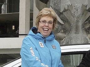 Linda Coady, pictured in 2010, is the former chief sustainability officer for Enbridge Inc., and has been at different times an executive with Vanoc (the Vancouver Organizing Committee for the 2010 Olympics), the World Wildlife Fund Canada and Weyerhaeuser.