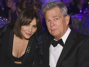 Katharine McPhee and David Foster attend the 2018 Princess Grace Awards Gala at Cipriani 25 Broadway on Oct. 16, 2018 in New York City.