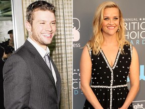 Ryan Phillippe (left) and Reese Witherspoon (right).